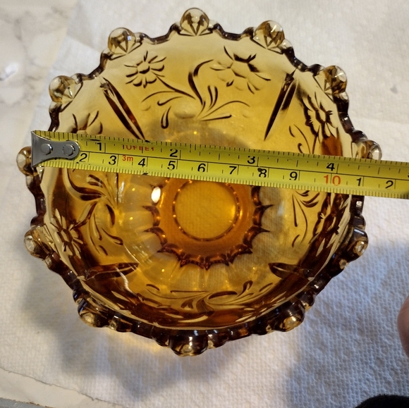 Amber glass dish - Picture 6 of 6